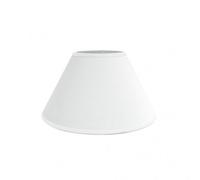 Fabrilamp Pantalla Abrila Clara E27 35x18x23 cm cónica cerrada blanca