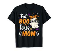 Fab Boo Lous Mom Fabulous Ghost Halloween Mother Matching Camiseta