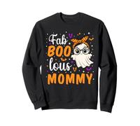 Fab Boo Lous Mommy Fabulous Ghost Halloween Mother Matching Sudadera