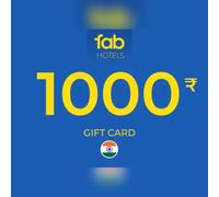 Fab Hotels Gift Card 1000 INR Key - INDIA