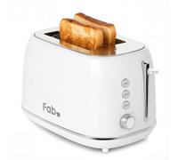 Fab Tostadora Pan Eléctrica de 800W - Ranura Ancha 4cm,7 Niveles,Acero Inoxidable, Multifunción (Recalentar/Descongelar),Colores Modernos para Decorar tu Cocina,Kitchen in the box