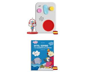 FABA Bundle Cuentacuentos Interactivo para niños y niñas de 0 a 10 años, Personaje Sonoro Faba•Me, Luz de Noche, Juego Educativo + Libro Otto, Espino y el Salvamento de la Tortuga - Lee y Escucha