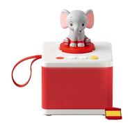 FABA Cuentacuentos, Cuentacuentos para niños con contenidos de Audio de 0 a 10 años, Altavoz con Personaje Sonoro Ele el Elefante, Juego Educativo, Juego Musical