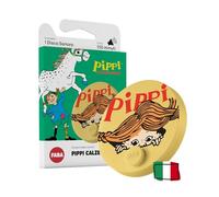 FABA Disco sonoro - Pippi Calzaslargas - Historias y Cuentos de Hadas sonoras para niños y niñas de 5 a 10 años - Escuchable con el Contador de Historias y FABA+, Juego Educativo versión Italiana