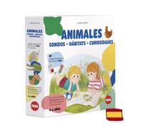 Faba Juego - Animales: Sonidos, hábitats, curiosidades - Se Necesita FAB niños y niñas 4-6 años, Juguete Educativo, versión en español