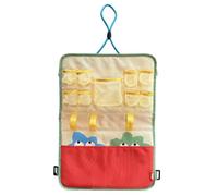 FABA - Organizador de Coche VROOMMM - para Cuando se está de Viaje - Se cuelga en el Respaldo del Asiento Delantero - Cuenta con numerosos Compartimentos - se Convierte en un maletín fácil de