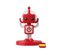 FABA-Personaje sonoro, FABA ME Rojo, Cuenta y graba tu Historia Personalizada hasta 60 Minutos (Ampliable a 90 Minutos al Primer Acceso a la App MyFaba).