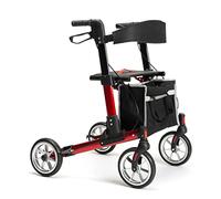 FabaCare Quava - Andador plegable, color rojo