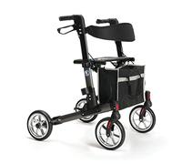 FabaCare Rollator Quava - Andador plegable con reflectores de seguridad FabaCare