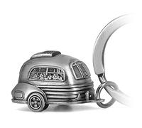 FABACH Camper Schlüsselanhänger Wohnwagen - Campervan Geschenk Camper Geschenke Wohnwagen - Van Accessories Miniatur Wohnwagen - Camping Geschenkideen für Wohnwagenfahrer Wohnwagenbesitzer_AB