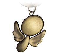FABACH Llavero de ángel de la guarda Furfur - Noble ángel colgante de metal - Regalo amuleto de la suerte coche permiso de conducir - conducir con cuidado, bronce, talla única, Modernos