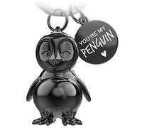 FABACH Llavero de pingüino Frosty - pingüino amuleto de la suerte regalo novia o novio - Regalo de pareja amor llavero para cumpleaños aniversario - Grabado You're My Penguin
