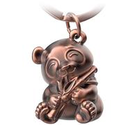 FABACH Panda oso llavero Tao - Bonito oso panda amuleto de la suerte para mujer - oso llavero para mejor amiga - llavero panda regalo para los amantes de los osos, Oro rosa antiguo, 1, Moderno