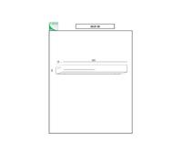 Fabas Luce Aplique de pared LED Banny, antracita, anchura 50cm, Up- & Downlight