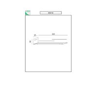 Fabas Luce Aplique de pared LED Banny, blanco, anchura 31 cm, up- & downlight