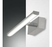 Fabas Luce Aplique de pared LED Nala, cromo, ancho 30 cm