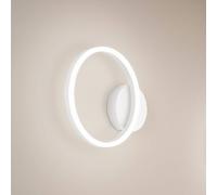 Fabas Luce Aplique LED Giotto, 1 luz, blanco