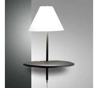 Fabas Luce Aplique LED Goodnight, puerto USB blanco-antracita