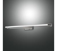Fabas Luce Aplique LED Rapallo, cromo, IP 44, 60 cm