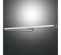Fabas Luce Aplique LED Rapallo, cromo, IP44, 80 cm