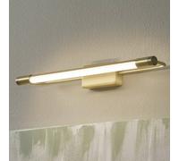 Fabas Luce Aplique LED Rapallo, latón, IP44, 40 cm