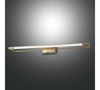 Fabas Luce Aplique LED Rapallo, latón, IP44, 80 cm
