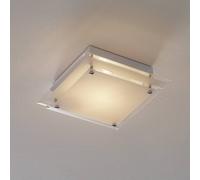 Fabas Luce Elegante plafón de vidrio Maggie, 30 x 30 cm