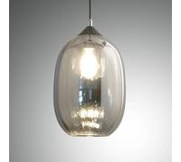 Fabas Luce Lámpara colgante Infinity de cristal, 1 luz, Ø 20cm