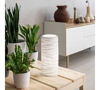 Fabas Luce Lámpara de mesa Marbella de cerámica, altura 25 cm