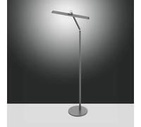 Fabas Luce Lámpara de pie LED Beba, antracita, altura 110 cm, CCT, atenuador