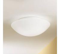 Fabas Luce Lámpara de techo Pandora, Ø 20 cm, cristal, blanco