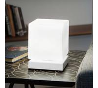 Fabas Luce Lámpara LED de mesa Brenta atenuador táctil blanca