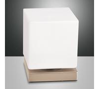 Fabas Luce Lámpara LED de mesa Brenta atenuador táctil dorada