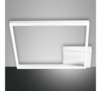 Fabas Luce Lámpara LED de techo Bard cuadrada