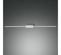 Fabas Luce Nala lámpara de espejo LED, blanca, anchura 110 cm, metal True