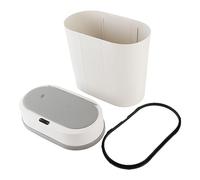 Fabater 12L Cubo de Basura Automático con Sensor de Movimiento | Operación de tapa sin contacto, Perfil delgado de 15 cm, Funciona con dos pilas AA, Eliminación higiénica de residuos,