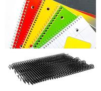 Fabater 20 Anillas de Encuadernación de Plástico de 30 Agujeros, Anillas en Espiral de Hojas Sueltas para Papel A4, Transparente de 19 Mm, Capacidad de 150 Hojas, Lomos de Encuadernación (11mm*30