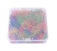 Fabater 200 Uds Clips de Papel Coloridos en Forma de Palma para Uso Divertido en la Oficina Clips Pequeños Marcapáginas Abrazaderas Portátiles para el Hogar Escuela Suministros de Oficina