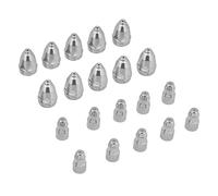 Fabater 25 Piezas de Consumibles de Antorcha de Corte P80, Kit de Puntas de Electrodos de Copas Protectoras, Accesorios de Cortador de de Cobre y Cerámica para 80-100 A, 40 Mm de Espesor