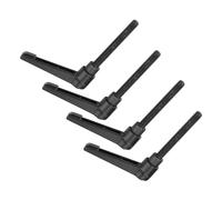 Fabater 4 Perillas de Máquina de Metal, de Fijación Ajustable, Rosca Macho M8, Aleación de Zinc, Duradero para Maquinaria de Embalaje, Máquina Herramienta, Equipo de Soldadura (Longitud del tornillo