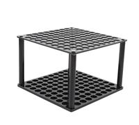 Fabater 96 Tragamonedas de Pimienta Acrílica llegó: Soporte de Cepillo de Cepillo Organizador de Lápiz Lápiz Ahorro de de Ahorro para Suministros de Oficina (BLACK)