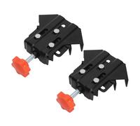 Fabater Abrazadera de ángulo Recto en Forma de T de Fijación Rápida para Fabricación de Gabinetes de Carpintería, Abrazadera de Esquina Abierta de 2 Piezas para Varios Proyectos