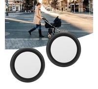 Fabater Accesorios de Vida Larga para Cochecitos para Yoya, Rotación de 360 Décadas para una Fácil Operación, Adecuado para bebé Yoyochbabyvovo, Material de Goma (Un par de ruedas traseras)