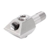 Fabater Adaptador de Rosca para Sensor de Presión de Aceite, Adaptador de Acero Inoxidable para Bomba Pulverizadora Eléctrica sin Aire ProX21 ProX17 ProX19 con Conector de Puerto NPT de