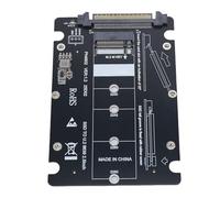 Fabater Adaptador SSD M.2 a U.2, Convertidor PCIe 4.0 NVMe MKey a SFF 8639 con Cable de Alimentación de 15 Pines y Reducción de Vibración para SSD NVMe 2230 2242 2260 2280 M.