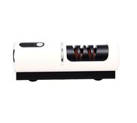 Fabater Afilador de Cuchillos Eléctrico, Base de Ventosa Antideslizante y Bloqueo de Seguridad Afilador de Cuchillos de Cocina Eléctrico Profesional, Herramienta de Cocina Automática