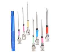 Fabater Agujas de Arte de Tejer para Bordados a Mano de Bricolaje, Agujas de Acero de para Costuras Cruzadas, 7 Tamaños, Adecuado para Varias Manualidades