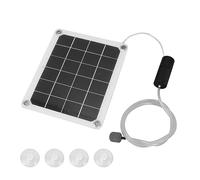 Fabater Aireador Solar para Estanque, 20 W, Silencioso, Impermeable, Bomba de Aire Solar para Acuario con Piedras de Burbujas de Aire para Oxigenador de Estanque de Peces, de Aireación Ajustable