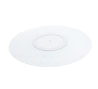 Fabater Alfombrilla Acrílica para Tocadiscos de 12 Pulgadas, Alfombrilla Deslizante de Sonido Transparente Que Reduce la Estática para Tocadiscos Modernos