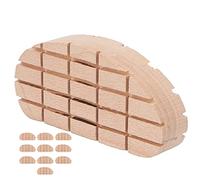 Fabater Almohadilla de Madera para Casco de Caballo, Ajuste Fuerte, Impermeable, Transpirable para Vacas, Caballos, 10 Uds., Suministros para Herrador